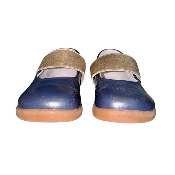 BOBUX delight navy mary Jane baby first walkers girl’s shoes size 23 7 - Picture 5 of 15